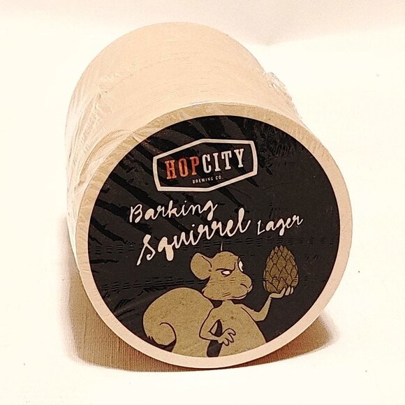 HTF HOP CITY Barking Squirrel Coaster Sleeve BNIP SEALED - Picture 1 of 4
